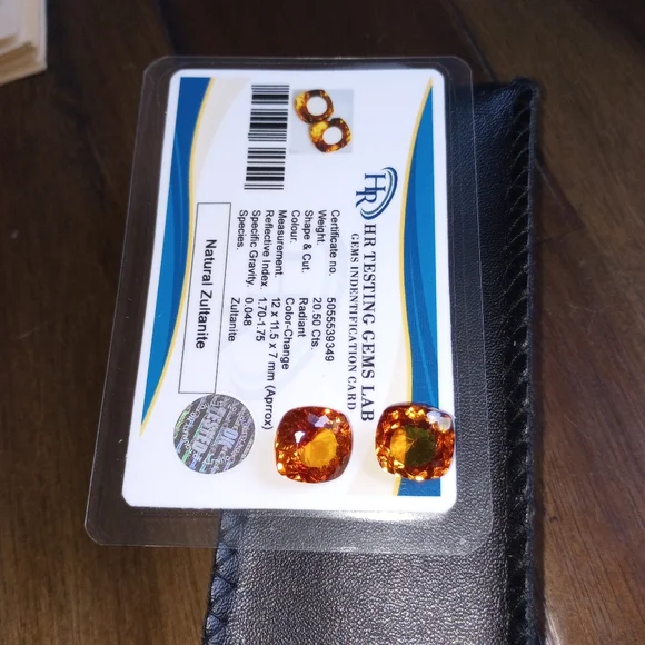 ZULTANITE - NATURAL MINED - 2 - LOOSE GEMSTONES: 20.5 CARATS - 10.25 CARATS Each - Picture 6 of 16